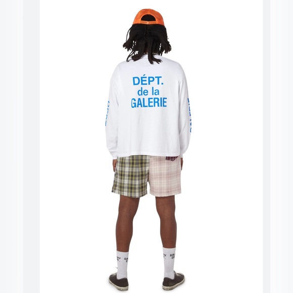 DEPT DE LA GALERIE FRENCH COLLECTOR LONG SLEEVE TEE White Graphic Tee new w tags - Picture 8 of 15